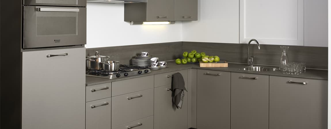keuken in antraciet